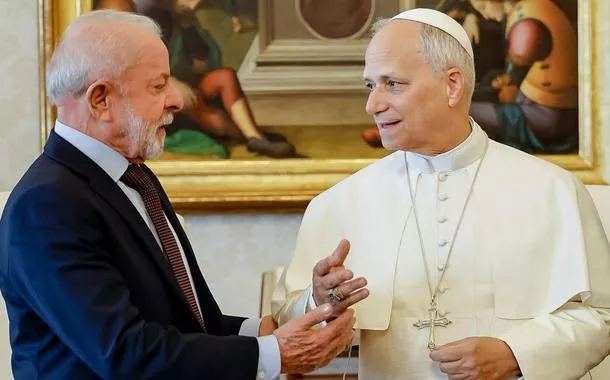 Em encontro com o papa Leão XIV, Lula fala sobre combate à fome e COP 30