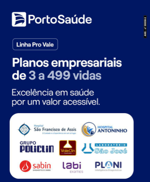 Porto Saúde São José dos Campos Tem plano a partir de R$133 para famílias, MEIs e pequenas empresas