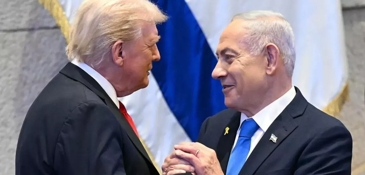 Trump e Netanyahu em Tel Aviv - 13/10/2025