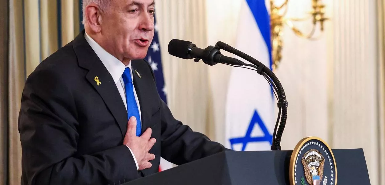 O primeiro-ministro israelense, Benjamin Netanyahu - 29/09/2025