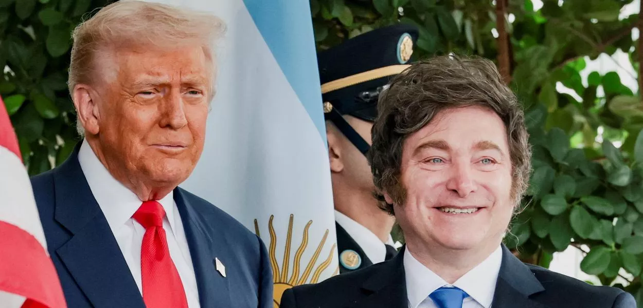 Trump e Milei se reúnem na Casa Branca