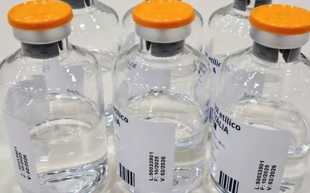 SUS recebe 11,5 mil frascos de etanol farmacêutico contra intoxicações por metanol