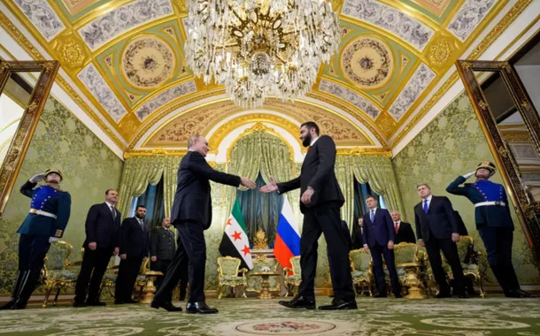 Em Moscou, novo líder sírio diz a Putin que busca manter laços fortes