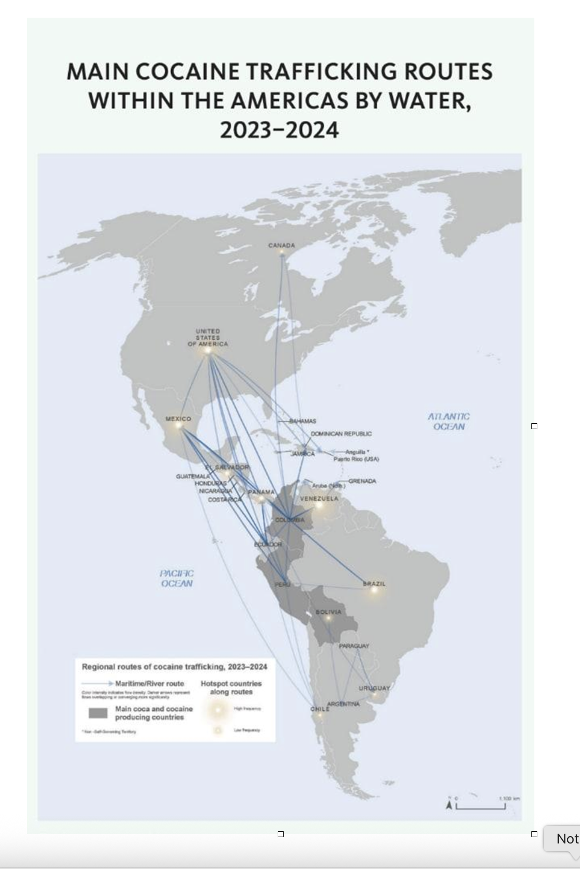 Mapa sobre Venezuela