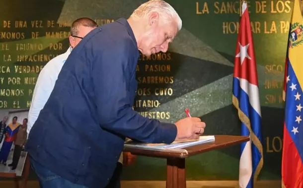 Díaz-Canel reafirma apoio à Venezuela após novas ameaças dos EUA