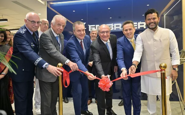Alckmin inaugura escritório da Embraer na Índia
