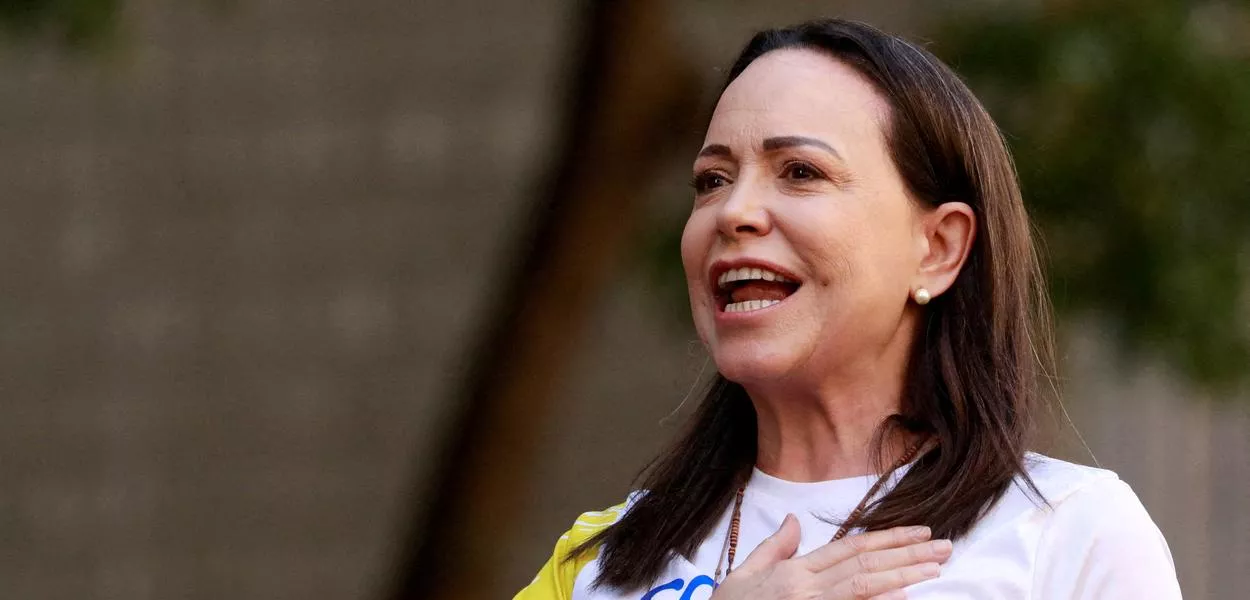 Líder da oposição venezuelana María Corina Machado
09/01/2025
