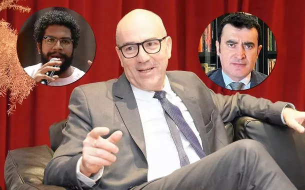 Leonardo Attuch foi processado por Jones Manoel (esq.) após defender Alysson Mascaro (dir)