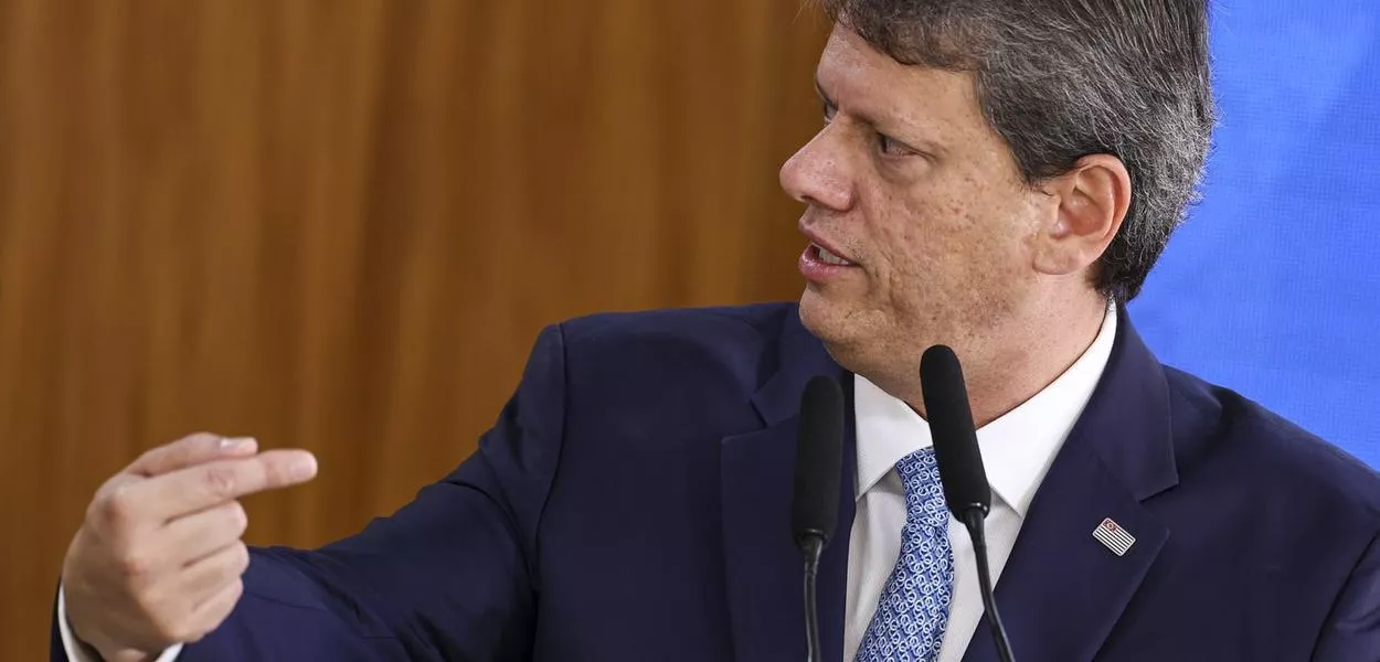 Brasília (DF) - 29/11/2024 - O governador de São Paulo, Tarcísio de Freitas