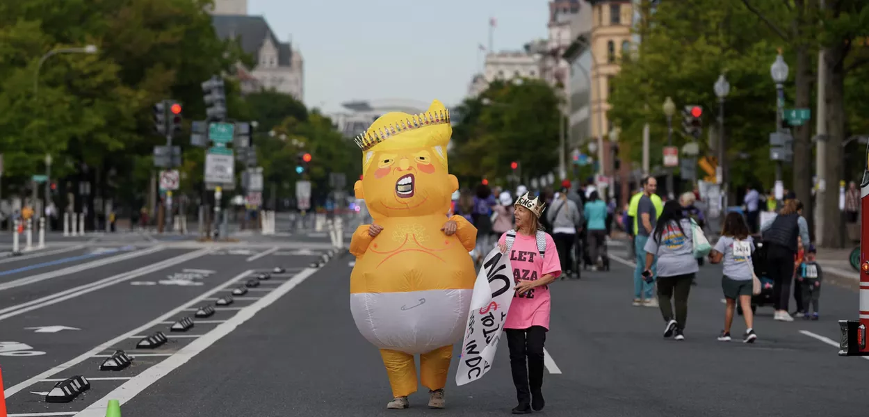 Protesto contra Trump nos EUA
