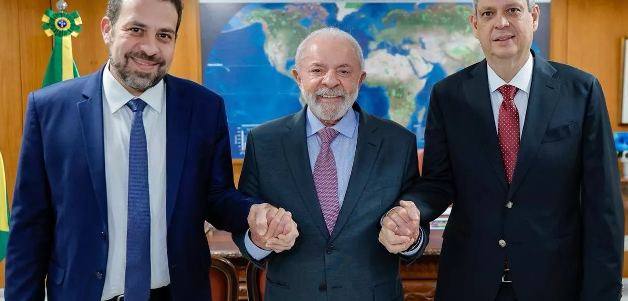 Guilherme Boulos, Lula e Márcio Macêdo