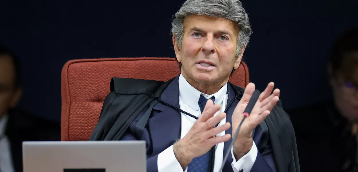 Ministro do STF Luiz fux durante o julgamento do núcleo 4 da trama golpista