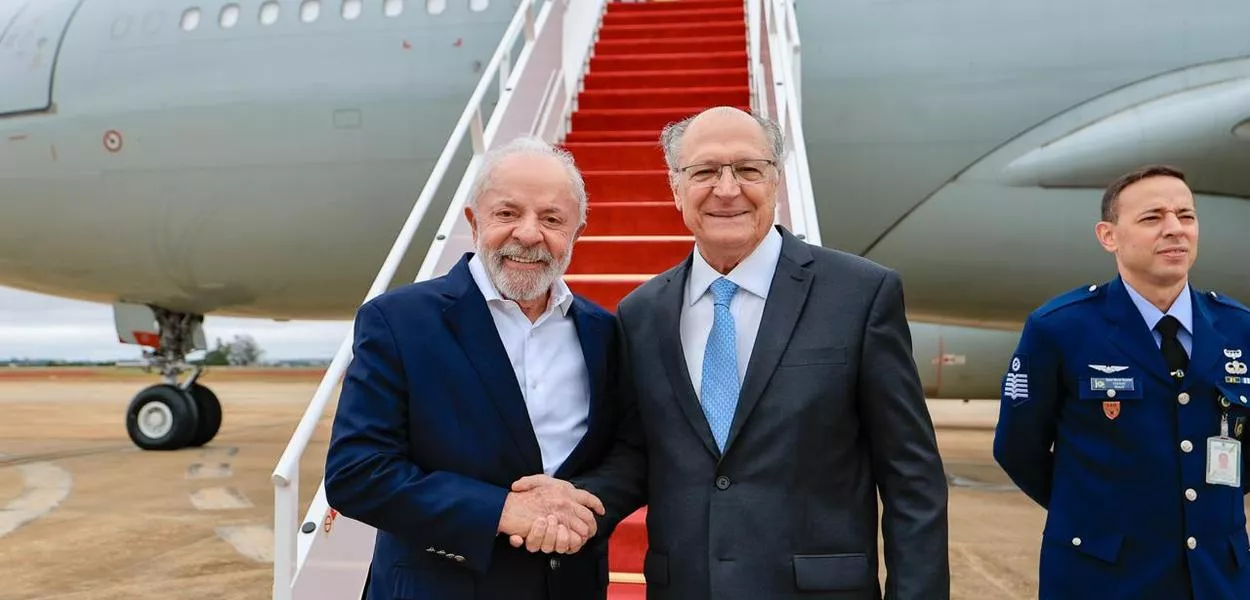 Presidente Lula e o vice-presidente Geraldo Alckmin