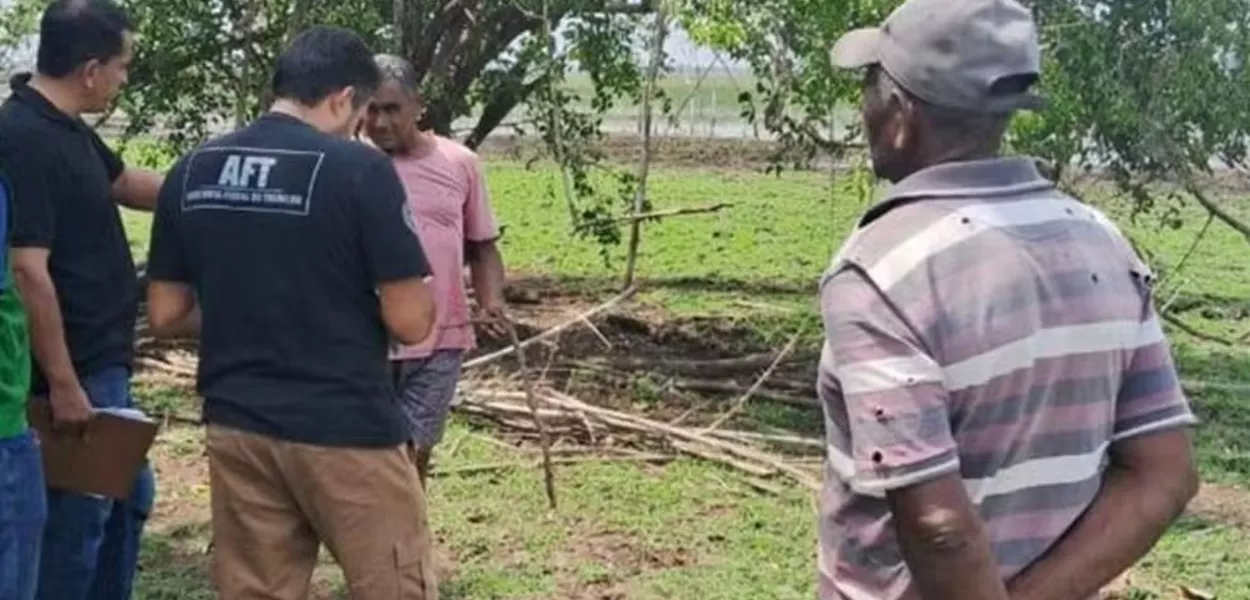 Trabalhadores resgatados 