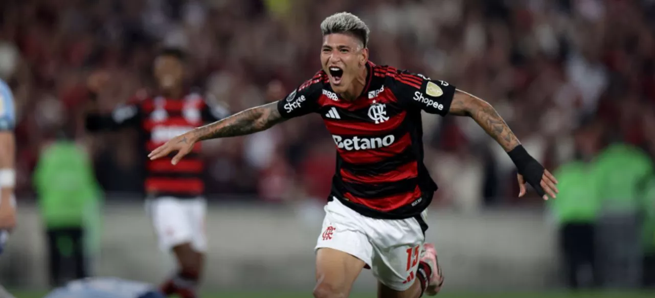 Carrascal marcou o gol da vitória do Flamengo
