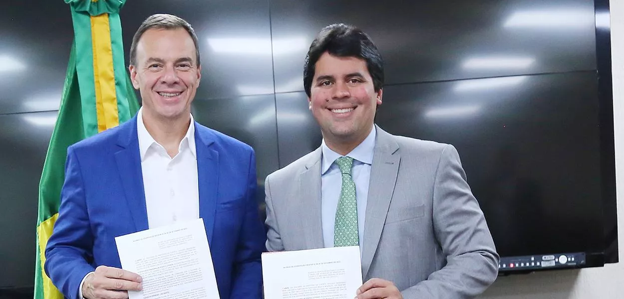 Plínio Lemos Jorge e André Fufuca