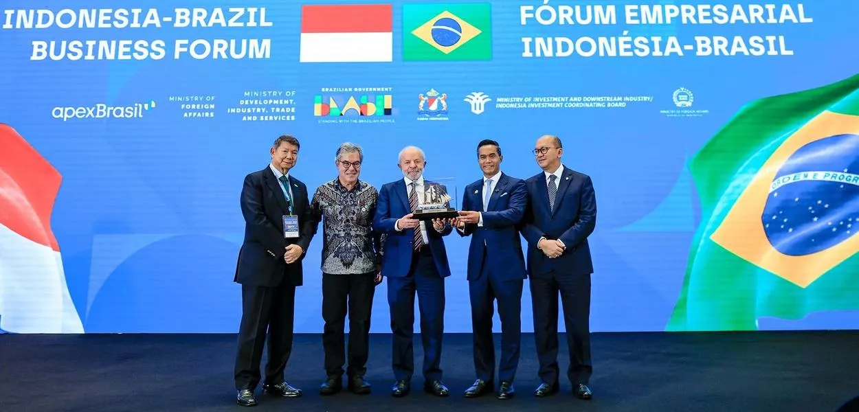 Presidente da República, Luiz Inácio Lula da Silva, durante encerramento do Evento Empresarial Brasil-Indonésia - 23/10/2025