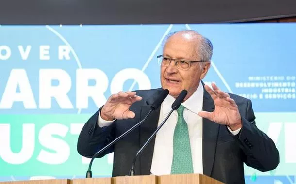 O vice-presidente e Ministro da Indústria e Comércio, Geraldo Alckmin