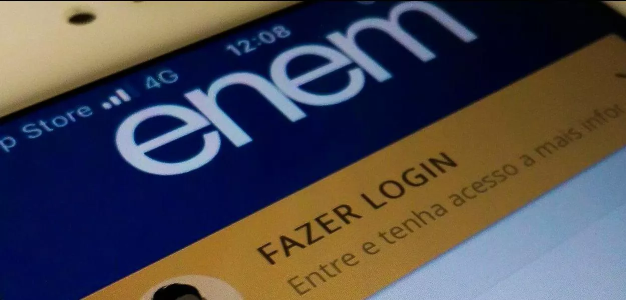 Página do Enem na internet