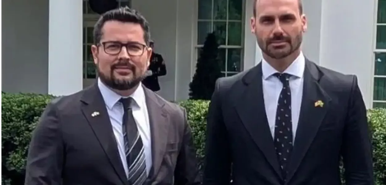 Paulo Figueiredo e Eduardo Bolsonaro