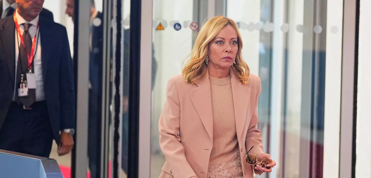 A primeira-ministra da Itália, Giorgia Meloni - 02/10/2025