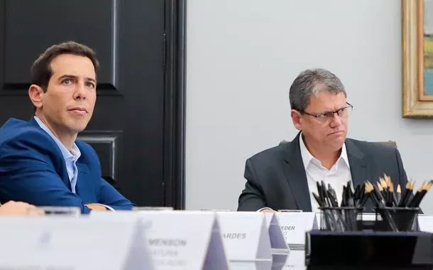 Renato Feder e Tarcísio de Freitas