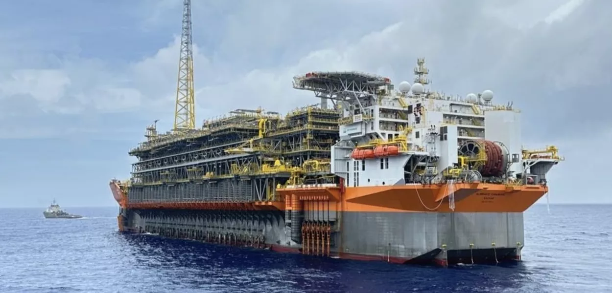 Plataforma da Petrobras em Búzios