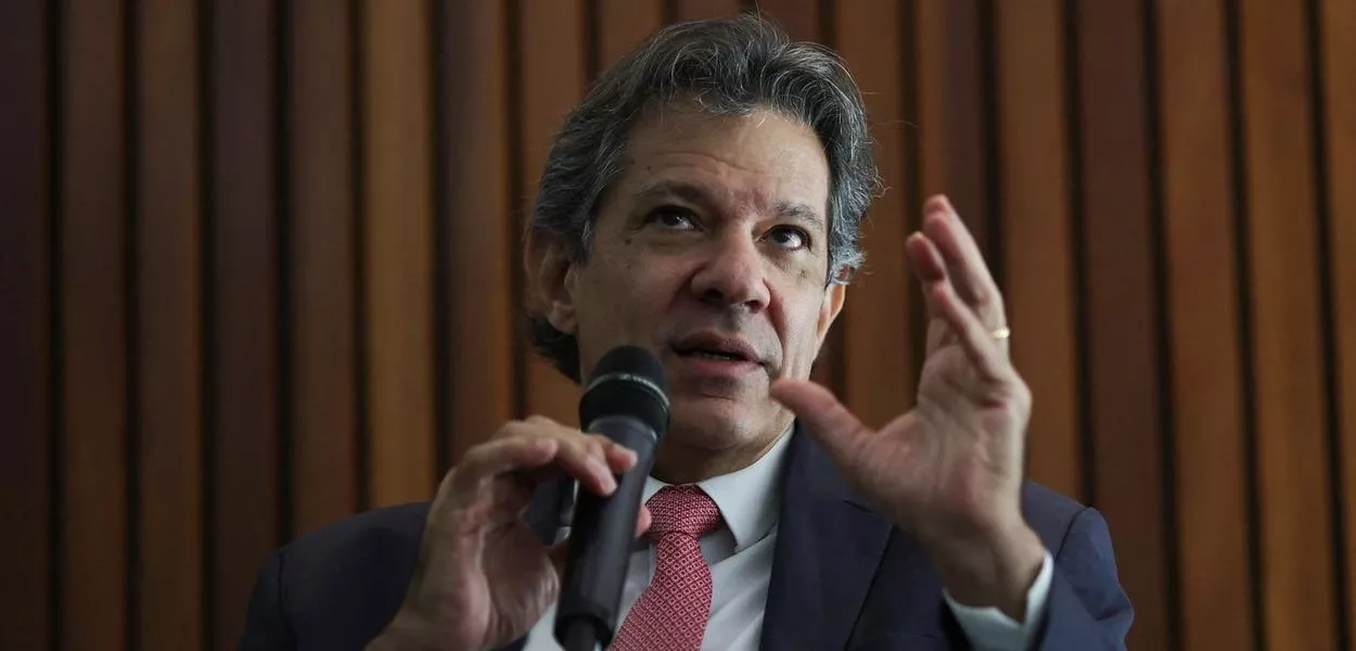 O ministro da Fazenda, Fernando Haddad, fala durante reunião em Brasília-DF - 03/06/2025