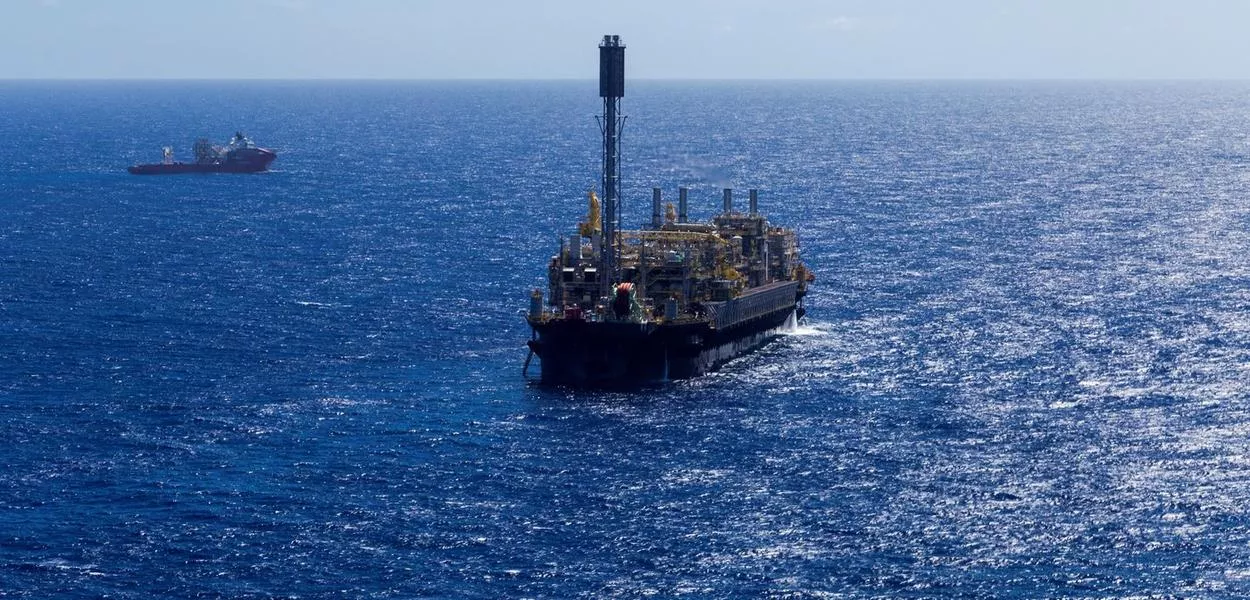 O campo de Búzios, operado pela Petrobras na Bacia de Santos