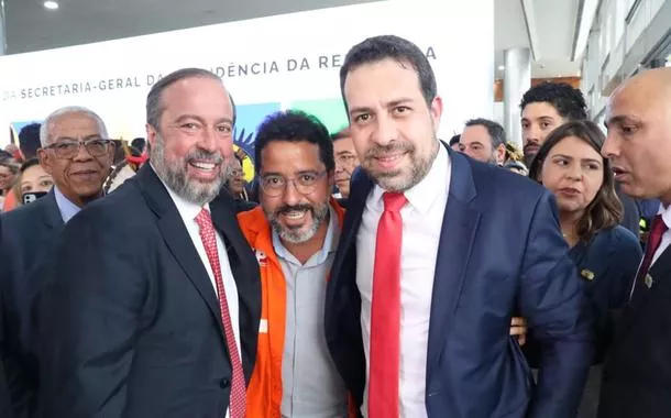 Alexandre Silveira, Deyvid Bacelar e Guilherme Boulos