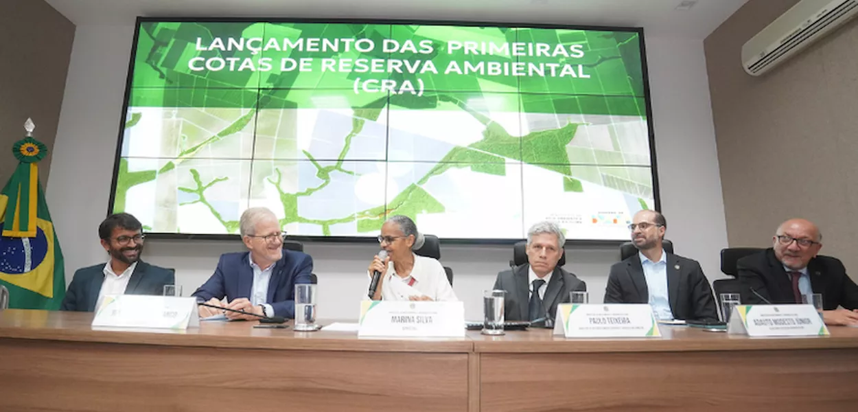 Lançamento do programa de Cotas de Reserva Ambiental do Brasil
 