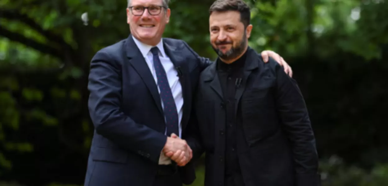 Keir Starmer e Zelensky