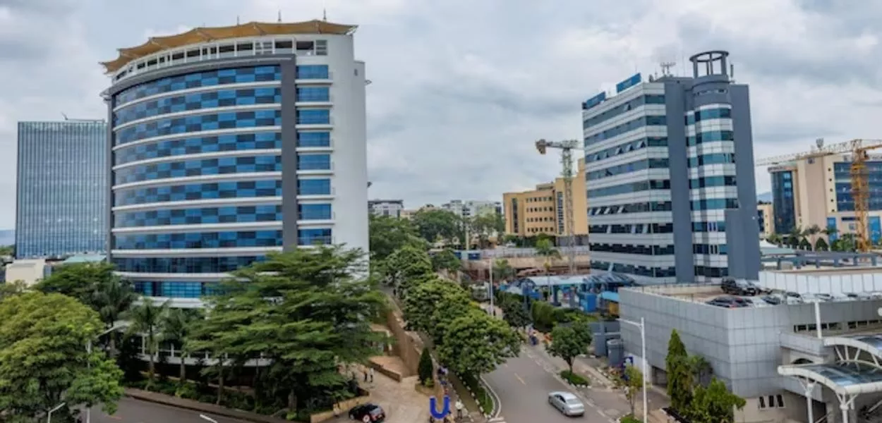 Vista general de las calles de Kigali, Ruanda.