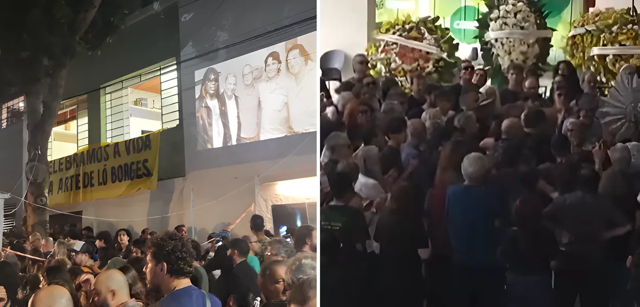 Fãs celebram Lô Borges com cantoria nas ruas e despedida em BH