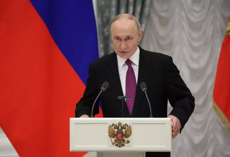 O presidente da Rússia, Vladimir Putin, no Kremlin, em Moscou - 4 de novembro de 2025