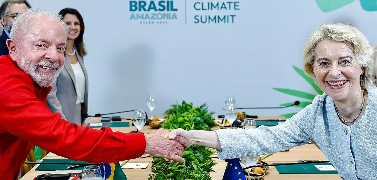Lula e Ursula von der Leyen