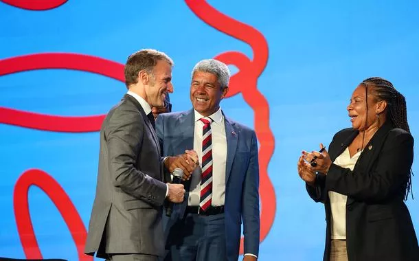 Margareth, Jerônimo Rodrigues e Macron discutem conexões entre Brasil, França e África