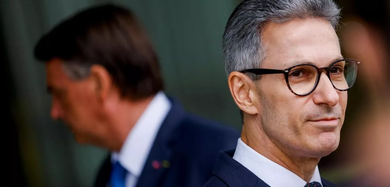 O governador de Minas Gerais, Romeu Zema, em evento no Palácio da Alvorada, em Brasília-DF - 04/10/2022