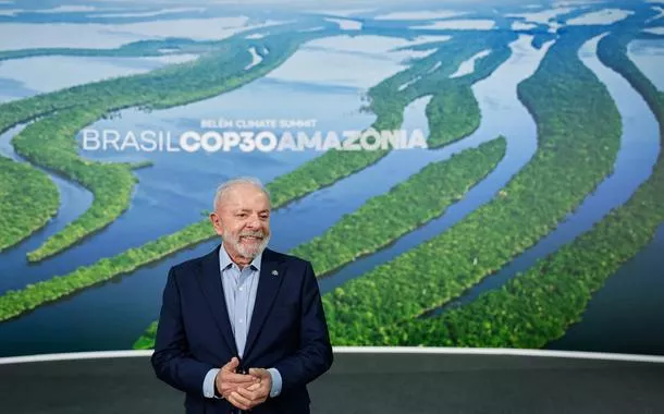 Presidente Luiz Inácio Lula da Silva durante a recepção oficial dos chefes de delegação da Cúpula do Clima (COP30), no Parque da Cidade, em Belém (PA) - 06/11/2025
