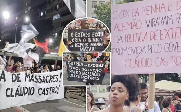 Protesto no município do Rio de Janeiro