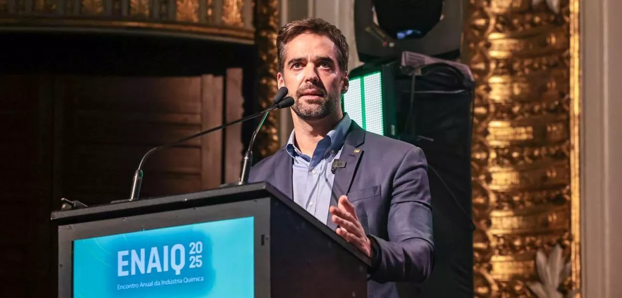 O governador do Rio Grande do Sul, discursa em evento da Abiquim, em São Paulo-SP - 06/11/2025
