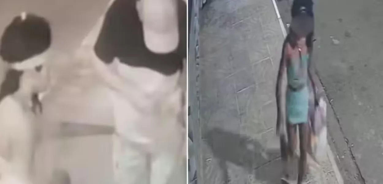 Suspeito de matar idoso usava vestido azul e uma peruca preta em São Vicente