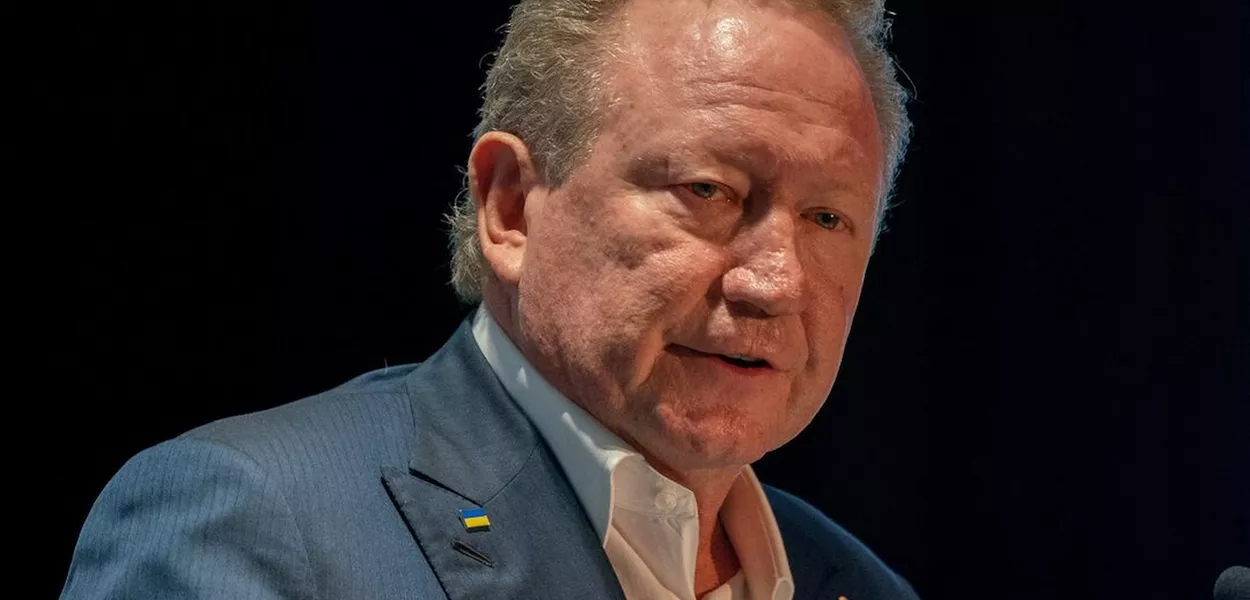 Andrew Forrest, fundador da Minderoo Foundation e da mineradora Fortescue Metals Group
