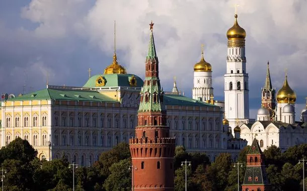 Vista do Kremlin em Moscou, Rússia - 12/8/2024   