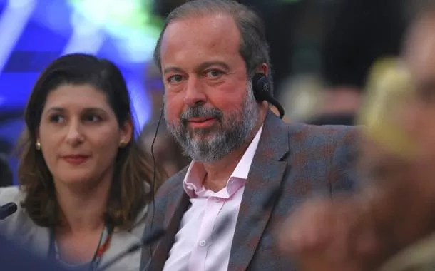 Ministro de Minas e Energia, Alexandre Silveira, durante a COP 30