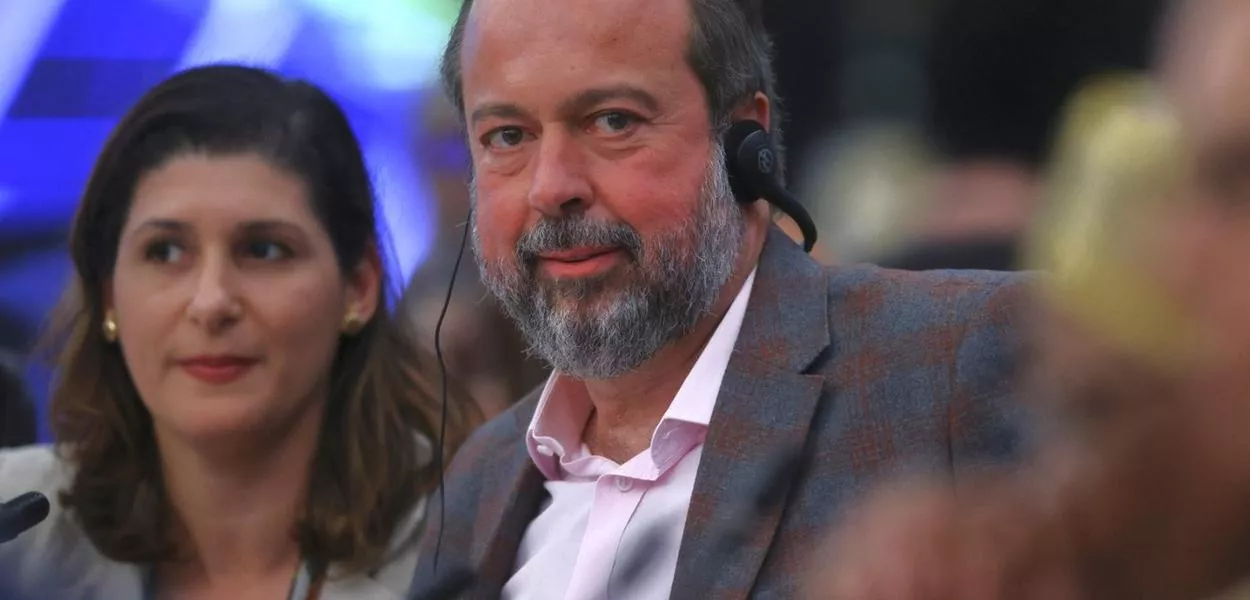 Ministro de Minas e Energia, Alexandre Silveira, durante a COP 30