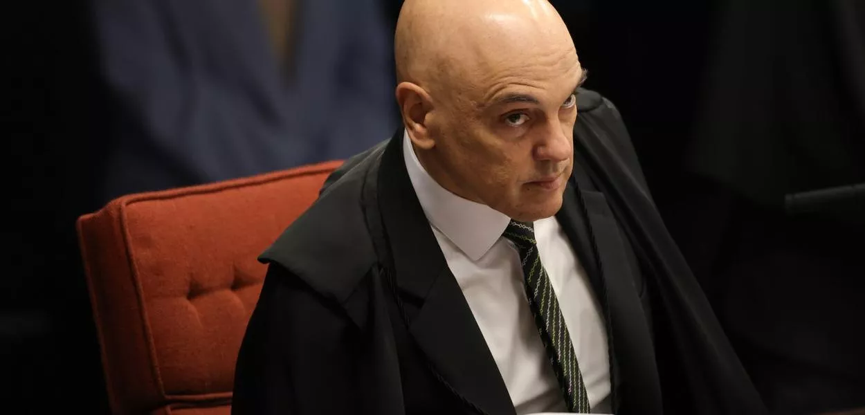 Brasília (DF) - 10/09/2025 - O ministro Alexandre de Moraes, na Primeira Turma do Supremo Tribunal Federal (STF)