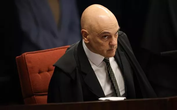 Brasília (DF) - 10/09/2025 - O ministro Alexandre de Moraes, na Primeira Turma do Supremo Tribunal Federal (STF) 