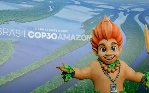 Curupira, mascote da COP30, no Parque da Cidade - Belém (PA) - 07/11/2025