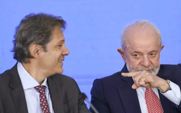 Brasília (DF) - 12/02/2025 - O ministro da Fazenda, Fernando Haddad, e o presidente Luiz Inácio Lula da Silva 